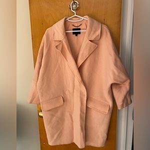 Banana Republic Peach Cocoon Coat, Size S